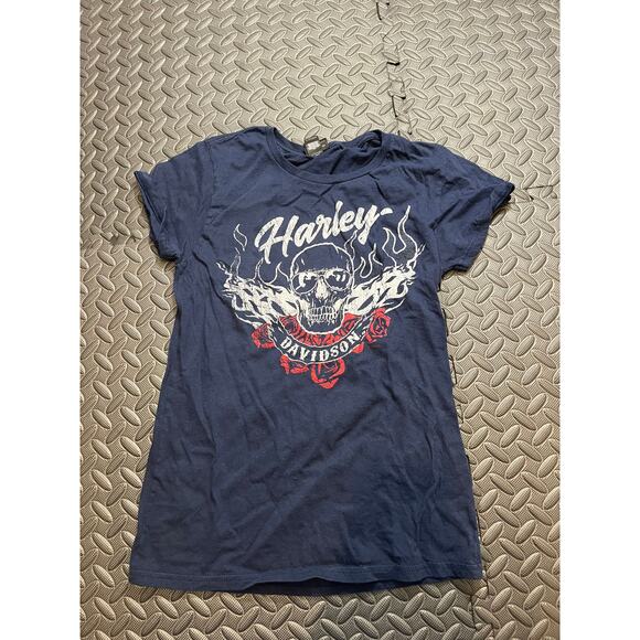 Harley Davidson Y2K Womens Lot of 4 Bundle T Shirts Biker Motorcycle Size S/M - Picture 7 of 12